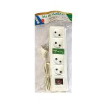 چهار خانه برق دنا مدل تسلا طول کابل 1.8 متر