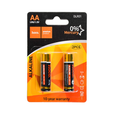 باتری قلمی LR6 آلکالاین هوکو مدل DLR01 بسته 2 عددی