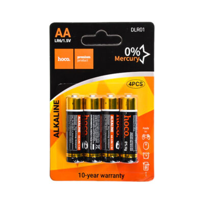 باتری قلمی LR6 آلکالاین هوکو مدل DLR01 بسته 4 عددی