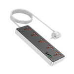 5 خانه برق 1PD + 3USB هوکو مدل AC14A