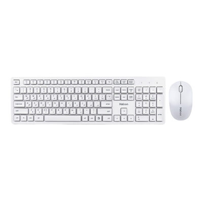 کیبورد و ماوس بی سیم هترون مدل HKCW131