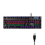 کیبورد مکانیکال مخصوص بازی فاکس ری مدل FXR-HKM-61