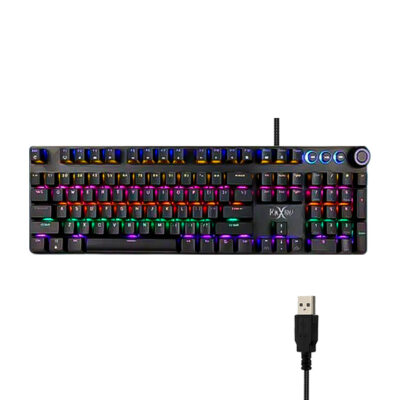 کیبورد مکانیکال مخصوص بازی فاکس ری مدل FXR-HKM-61