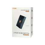 سوئیچ KVM دو پورت HDMI/USB دی نت همراه با کابل