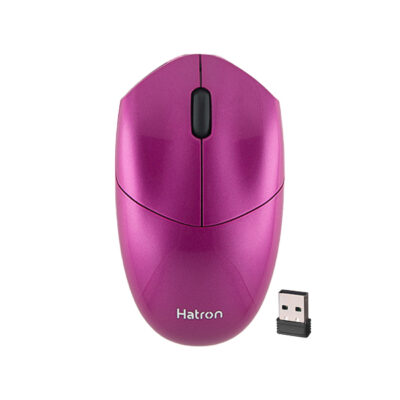 ماوس بی سیم سایلنت هتشرون مدل HMW398SL رنگ بنفش